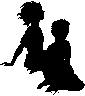 boy & girl silhouette