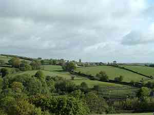 View from Spreyton Road