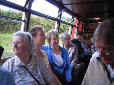 WI Aug 2005 Tiverton - inside canal barge