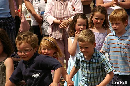 children dancing