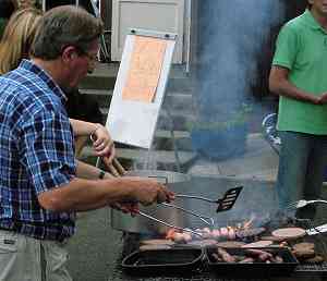 burning the burgers