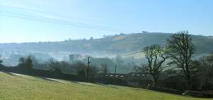 Chagford in the mist