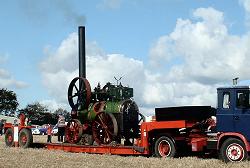 Long view of steam engine