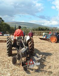 Plough from behind with Cosdon view