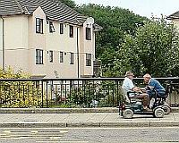 A chat on the West Okement bridge