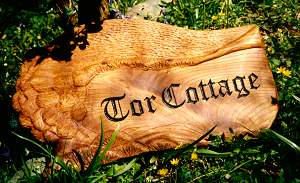 'Tor Cottage' sign