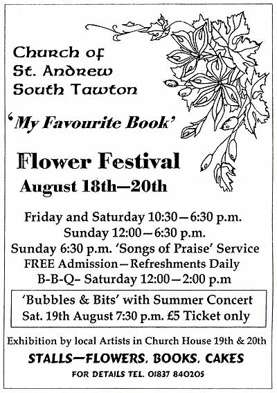 flower festival poster