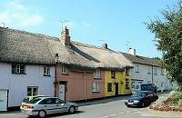 Hatherleigh colourful cottages