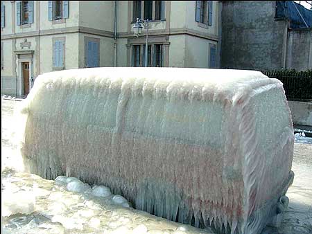 frozen van