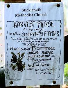 Harvest Praise notice