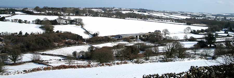 Wheatley panorama in snow