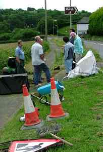 clearing the hedgerows