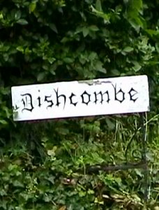 Dishcombe sign