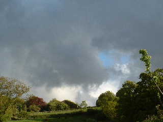 another pretty sky over Nine Fields